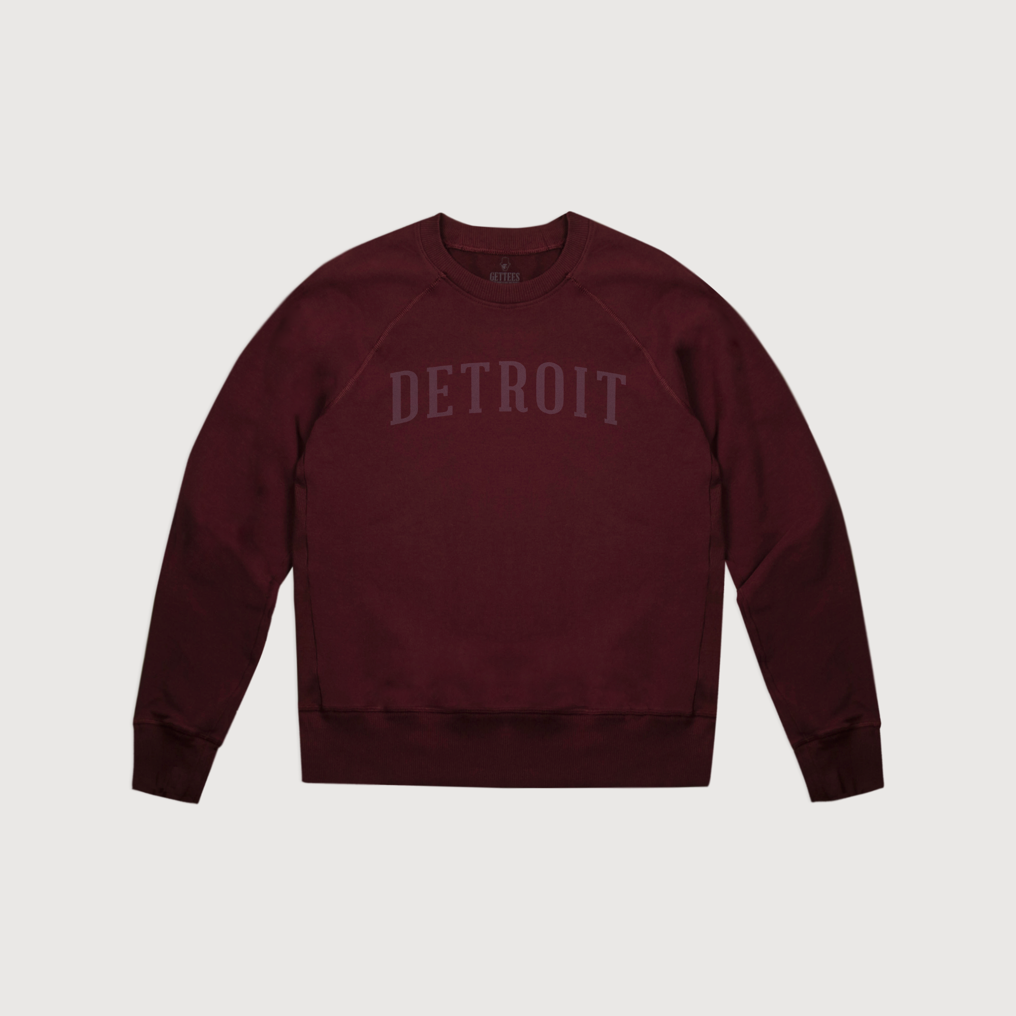 Women's Detroit Heritage Crewneck - Cherry