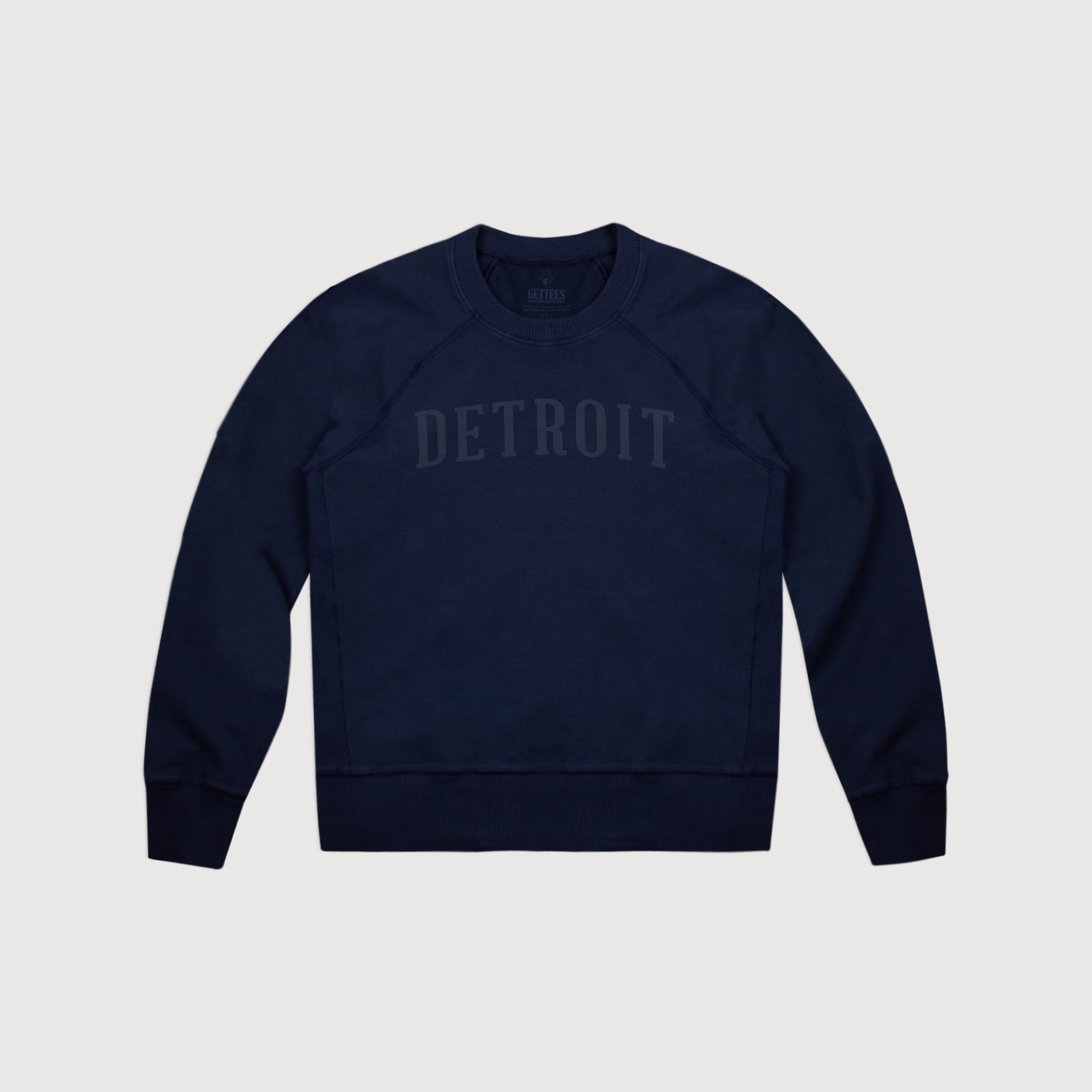 Women's Detroit Heritage Crewneck - Navy