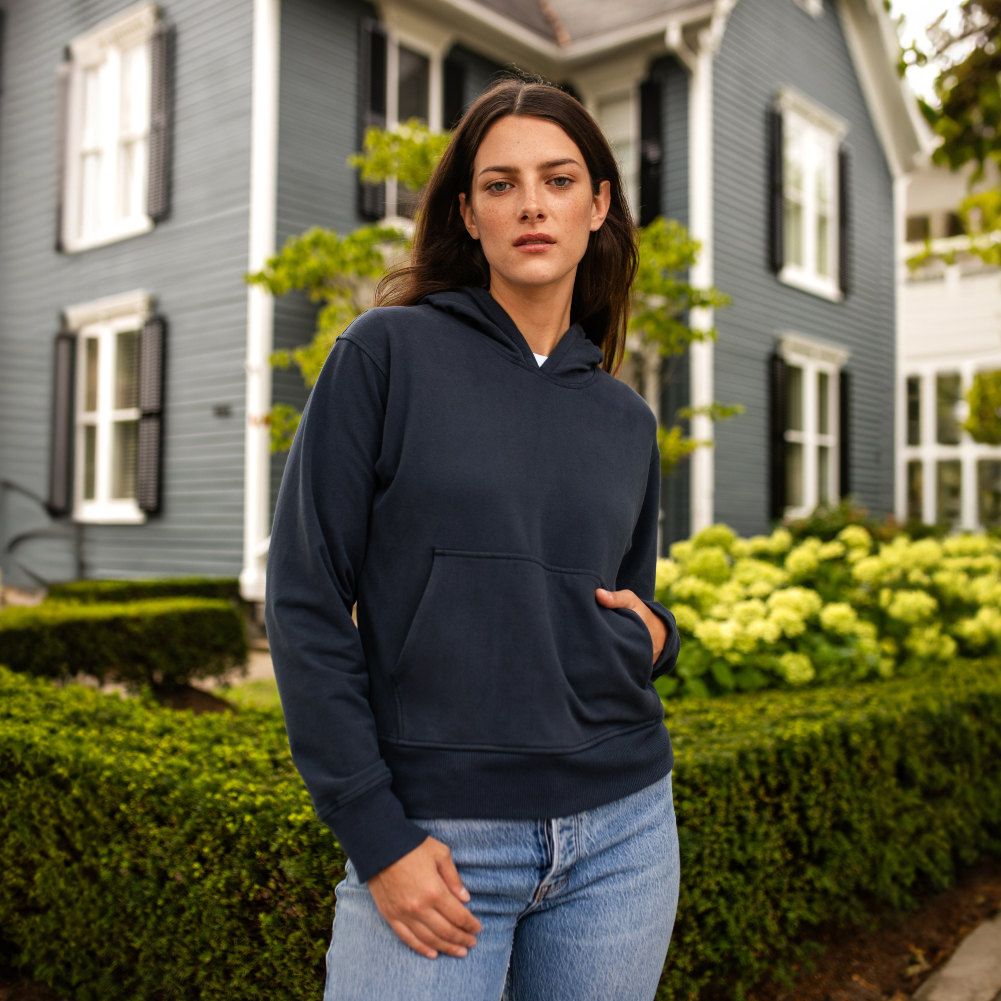 Women's Classic Hoodie - Navy