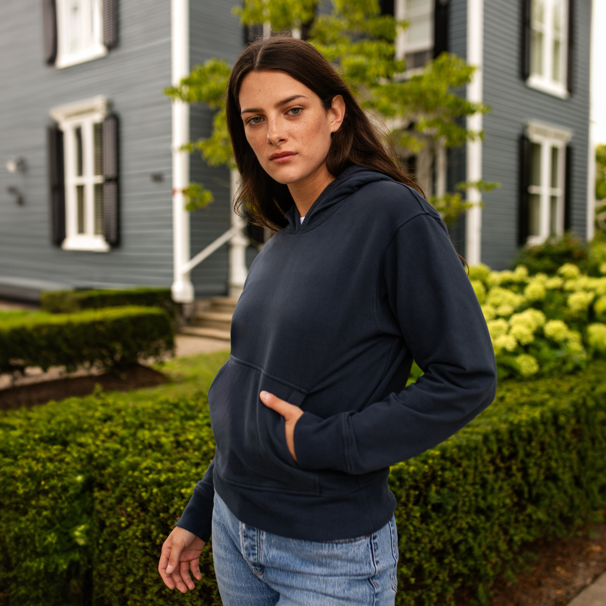 Women's Classic Hoodie - Navy