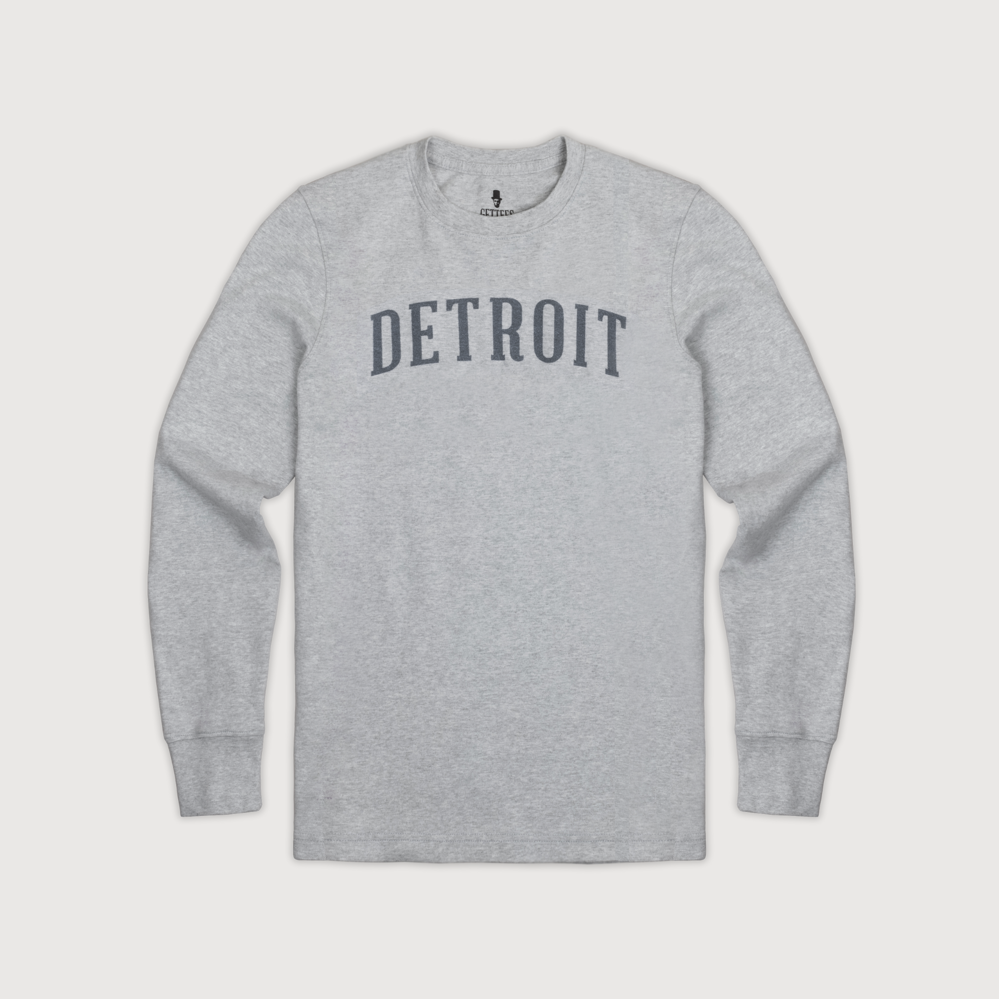 Men's Detroit Heritage LS - Heather Grey