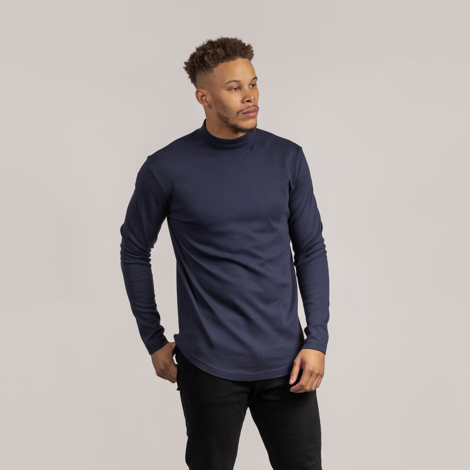 Men's Hi-Neck LS - Hale