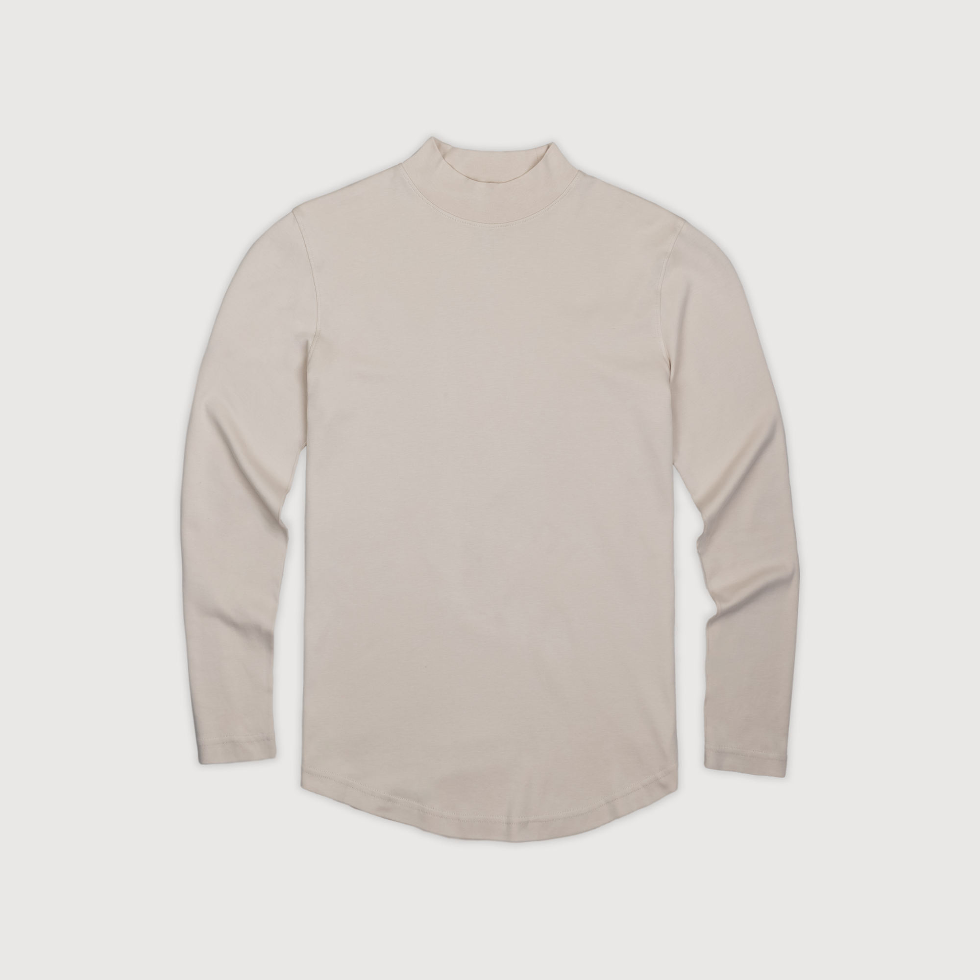 Men's Hi-Neck LS - Sand