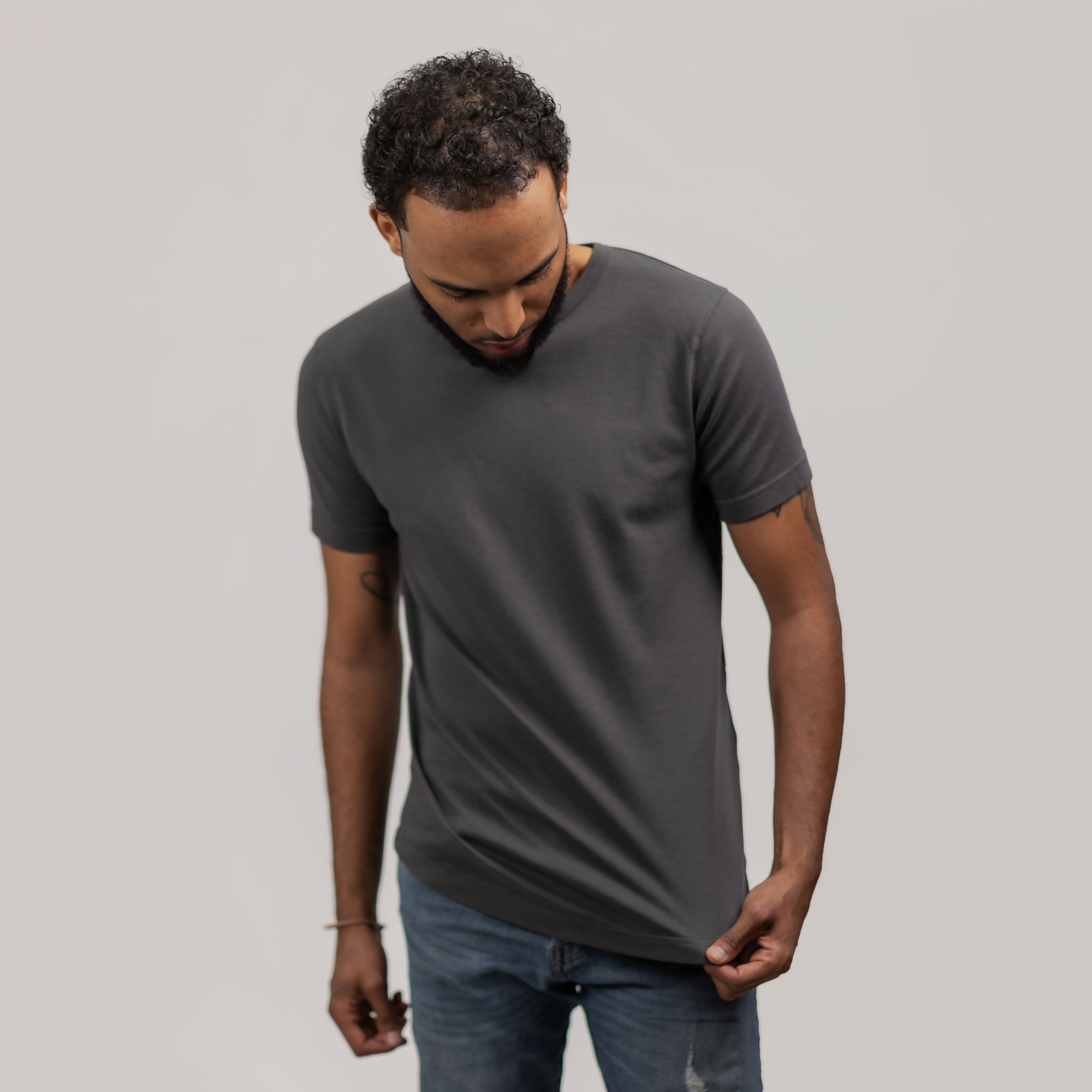 Men's Modern Crew - Steel