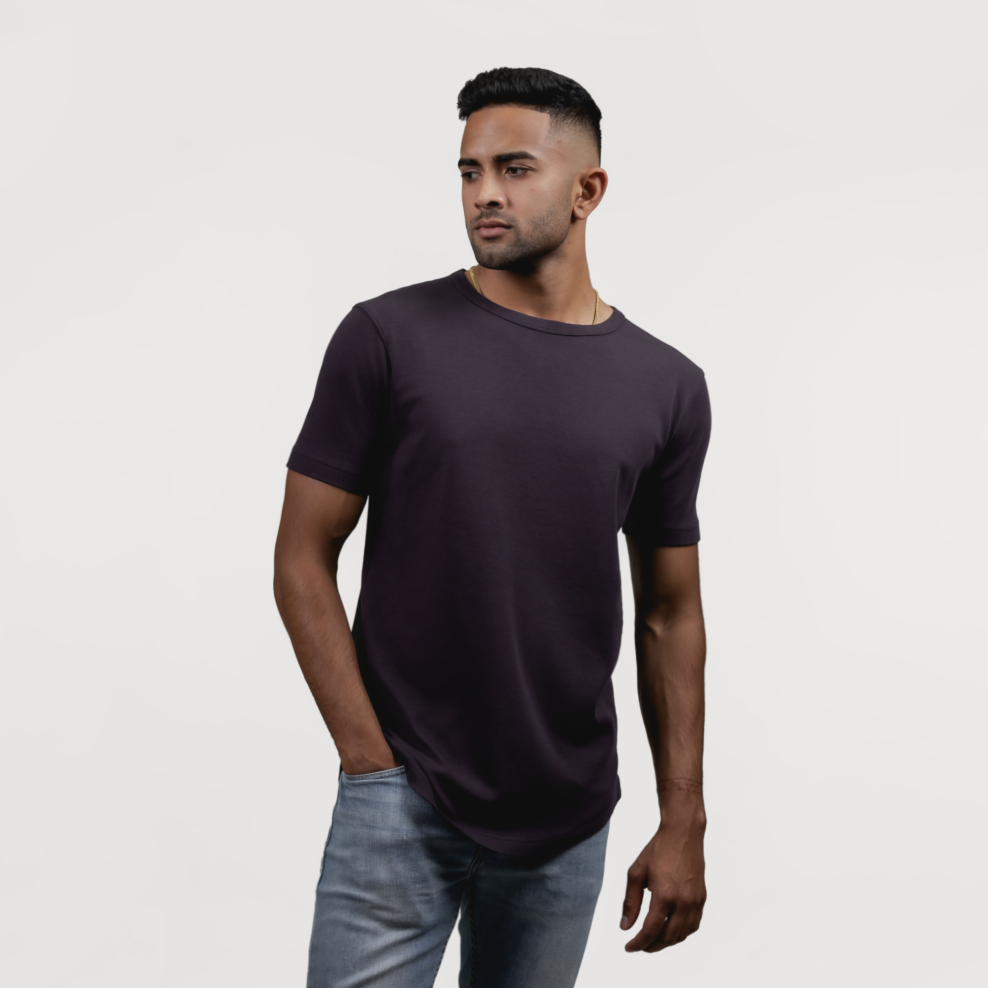 Men's Modern Crew - Plum