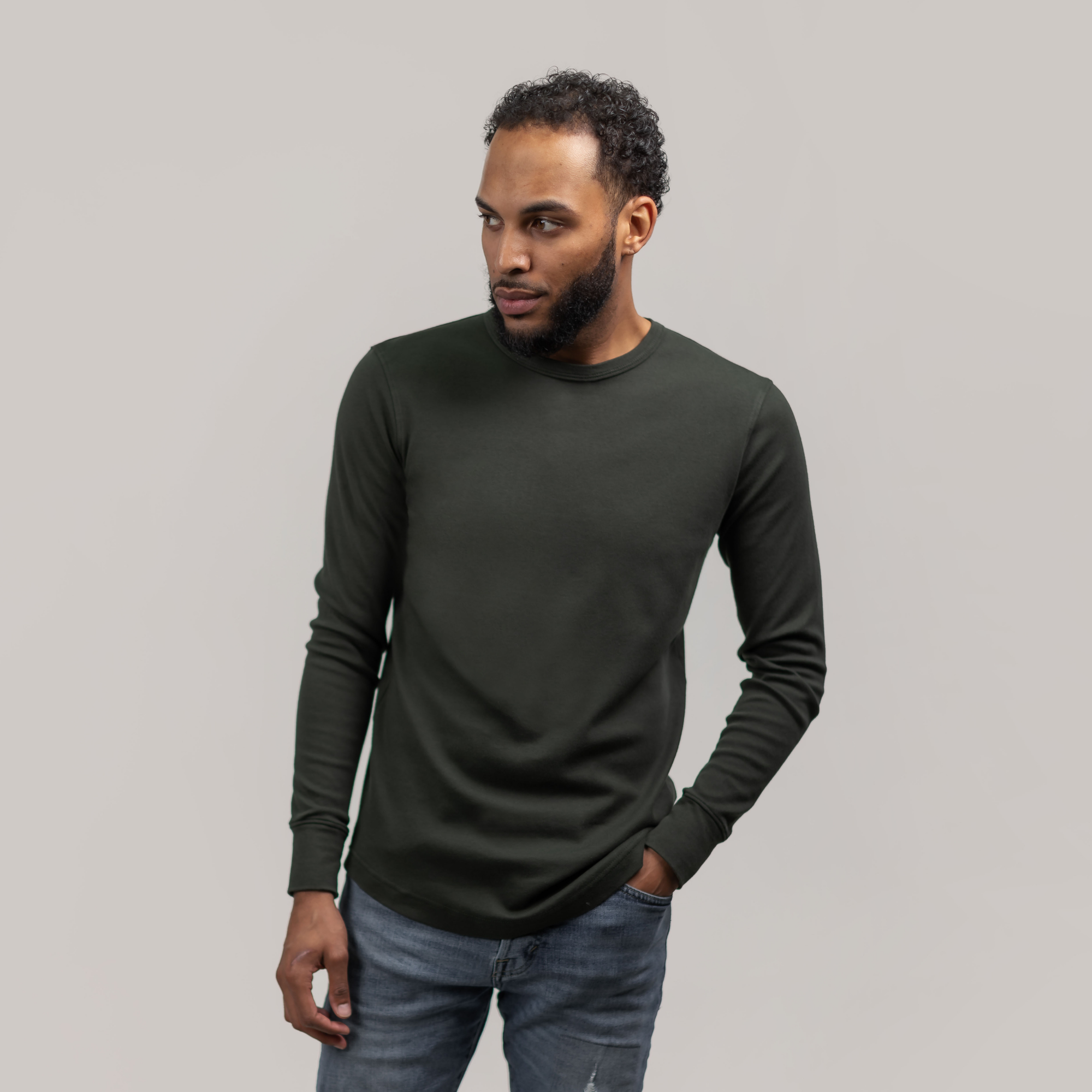 Men's Modern LS - Evergreen