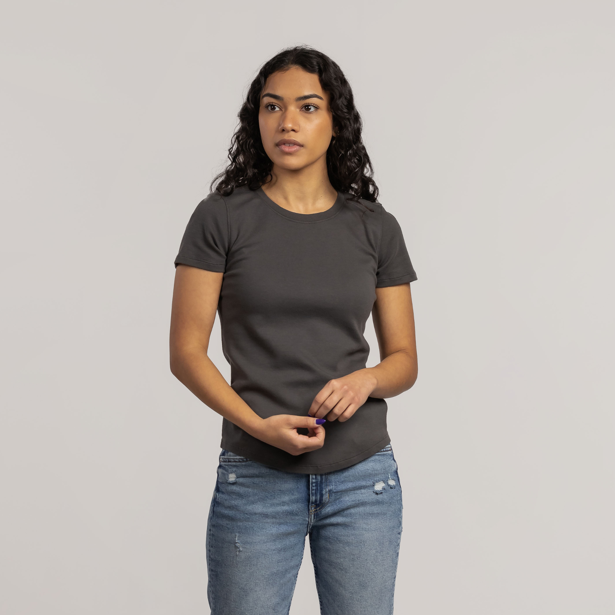Women's Heavyweight Crew - Steel