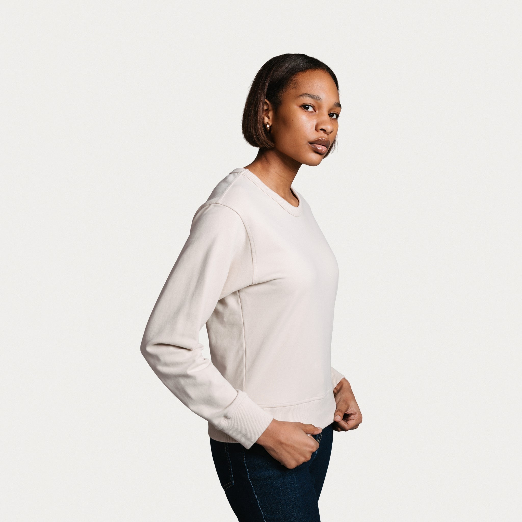 Women's Classic Crewneck - Sand