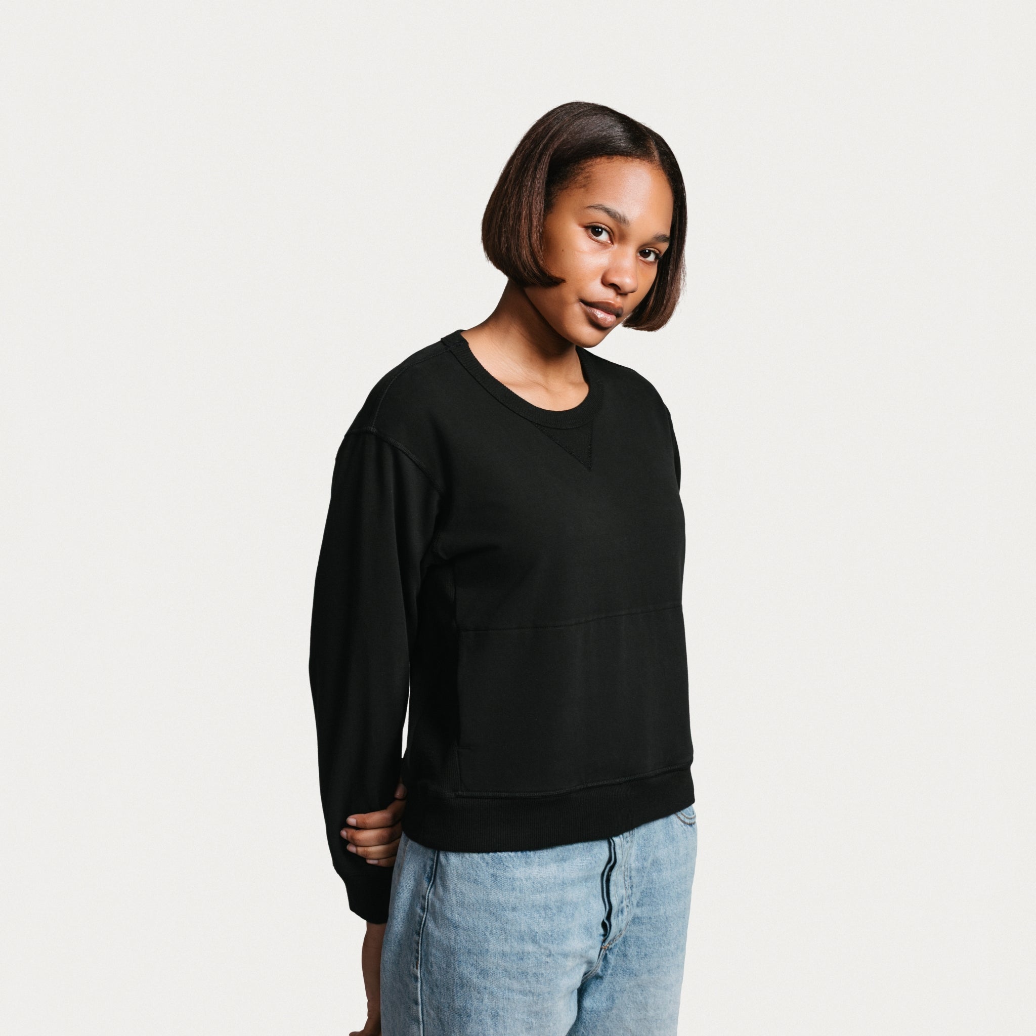 Women's Forever Crewneck - Jet Black