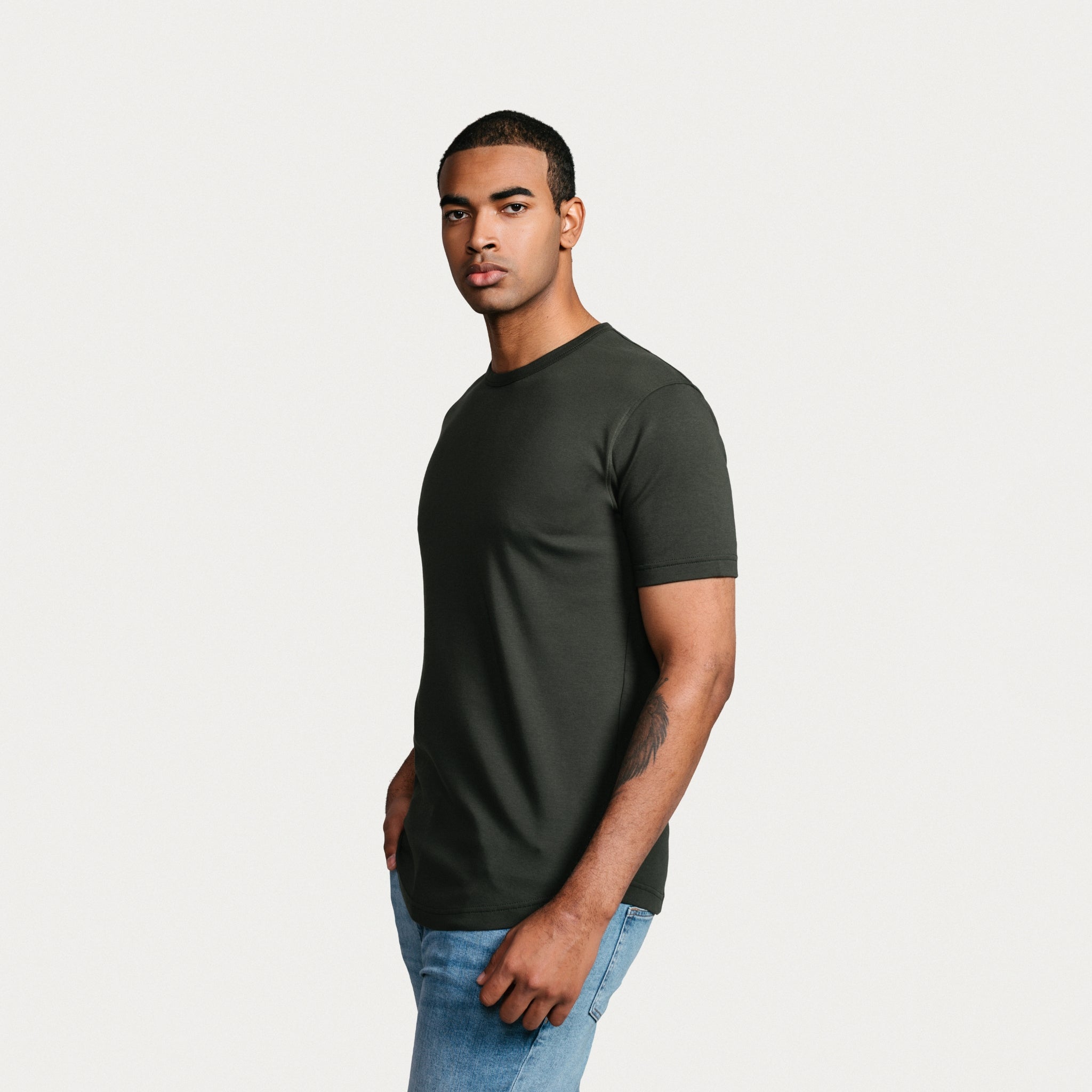 Men's Modern Crew - Evergreen