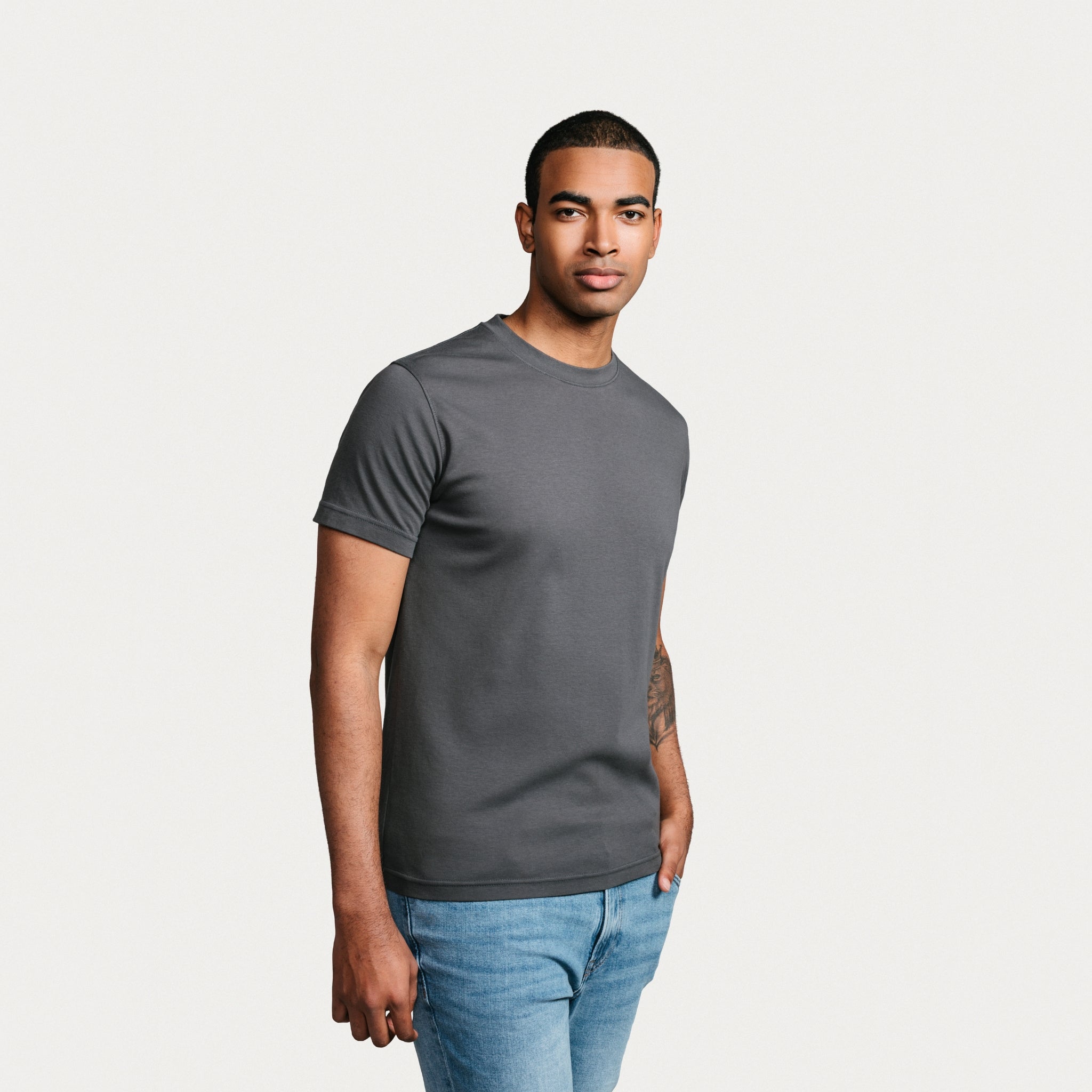 Men's Classic Crew - Steel