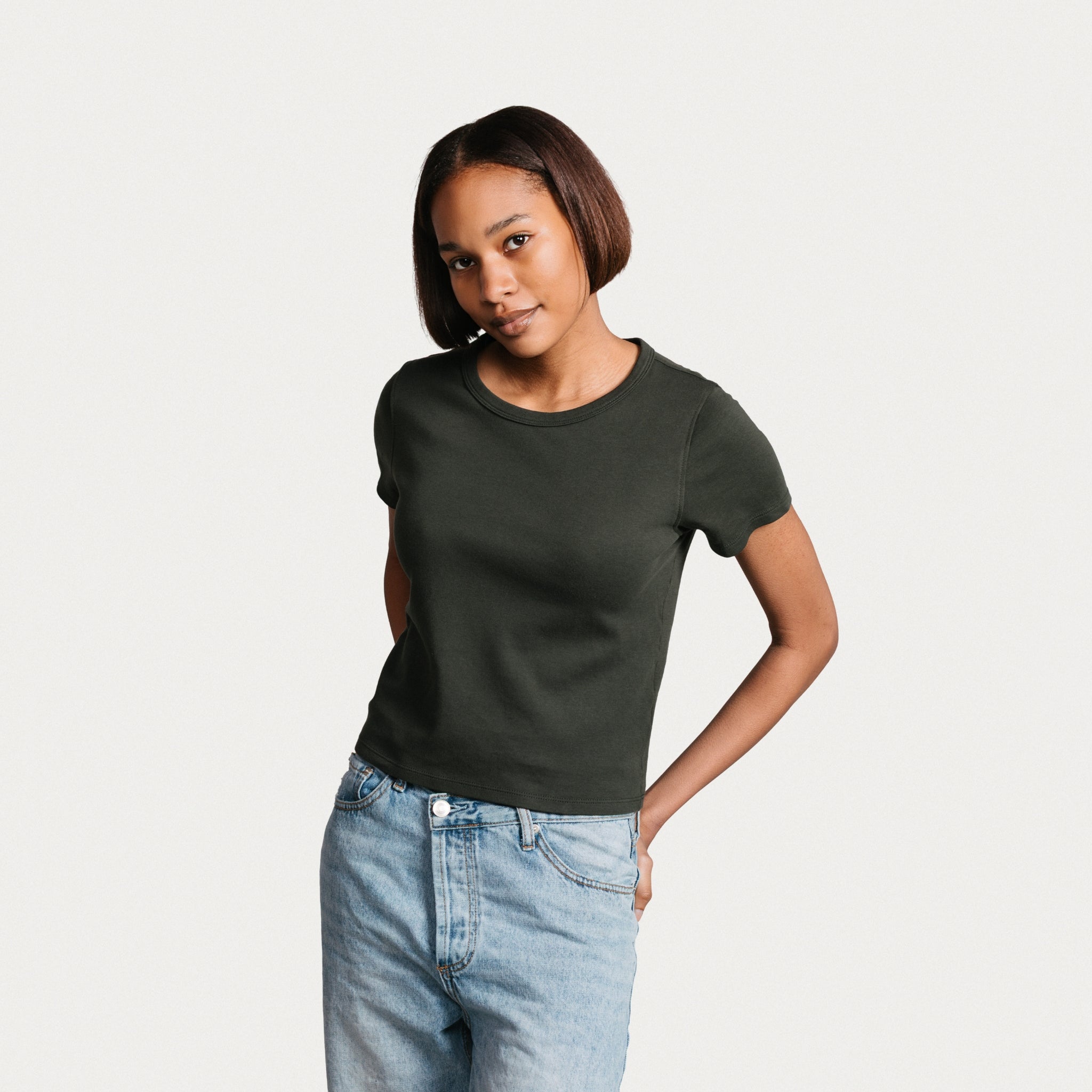 Women's Easy Crew - Evergreen