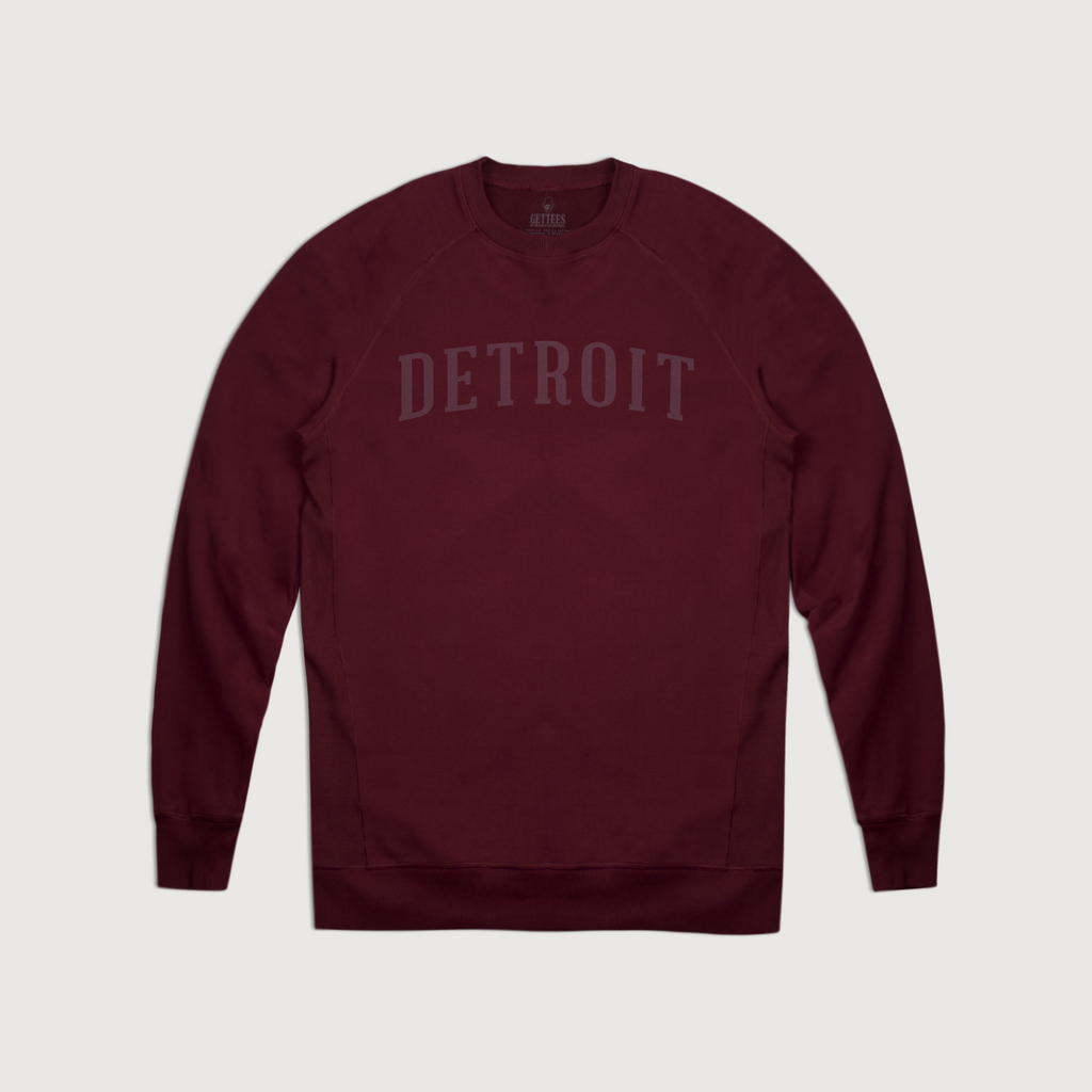 GETTEES  Women's Detroit Heritage Crew