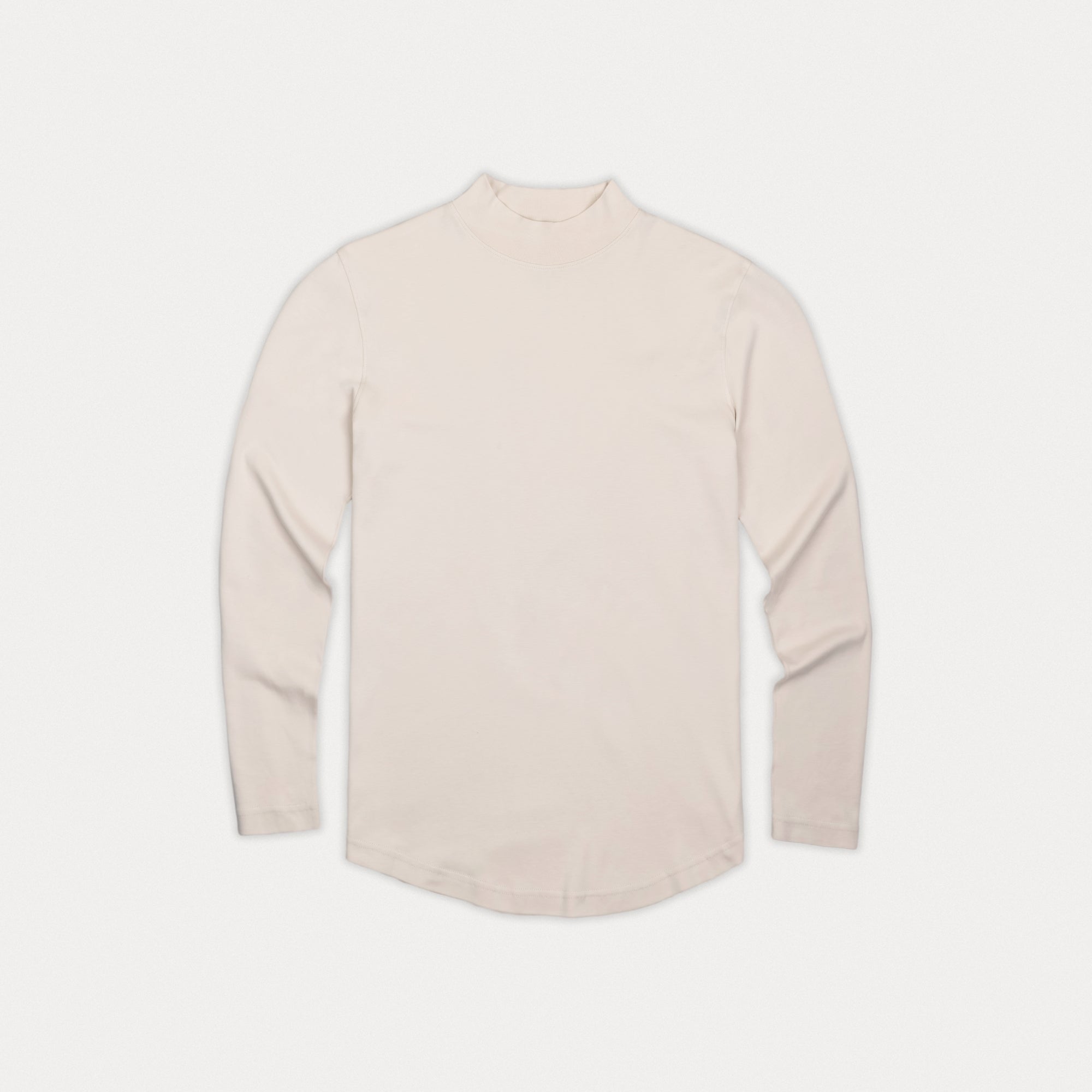 Men's Hi-Neck LS - Sand