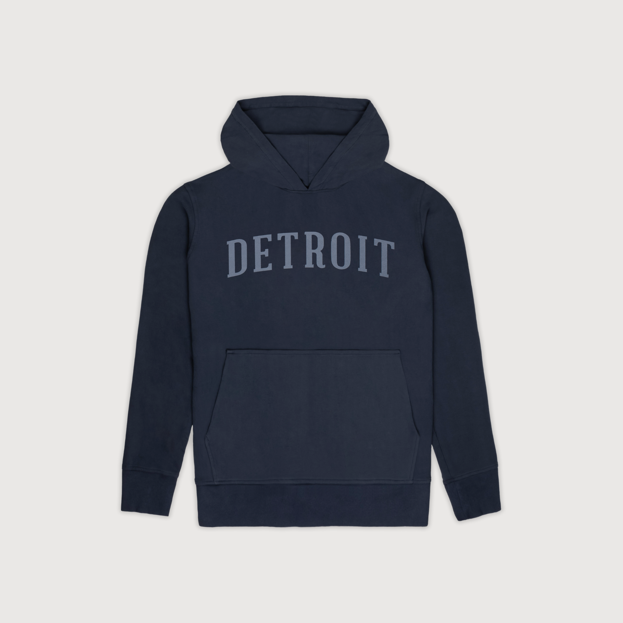 Men's Classic Detroit Hoodie - Navy