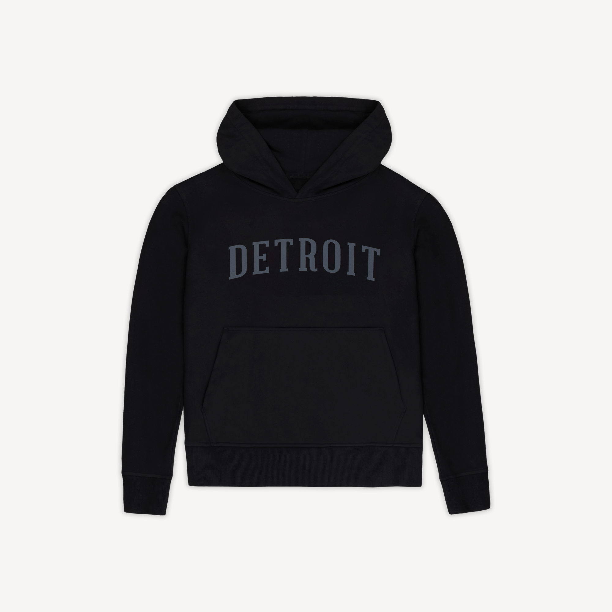 Women's Classic Detroit Hoodie - Jet Black