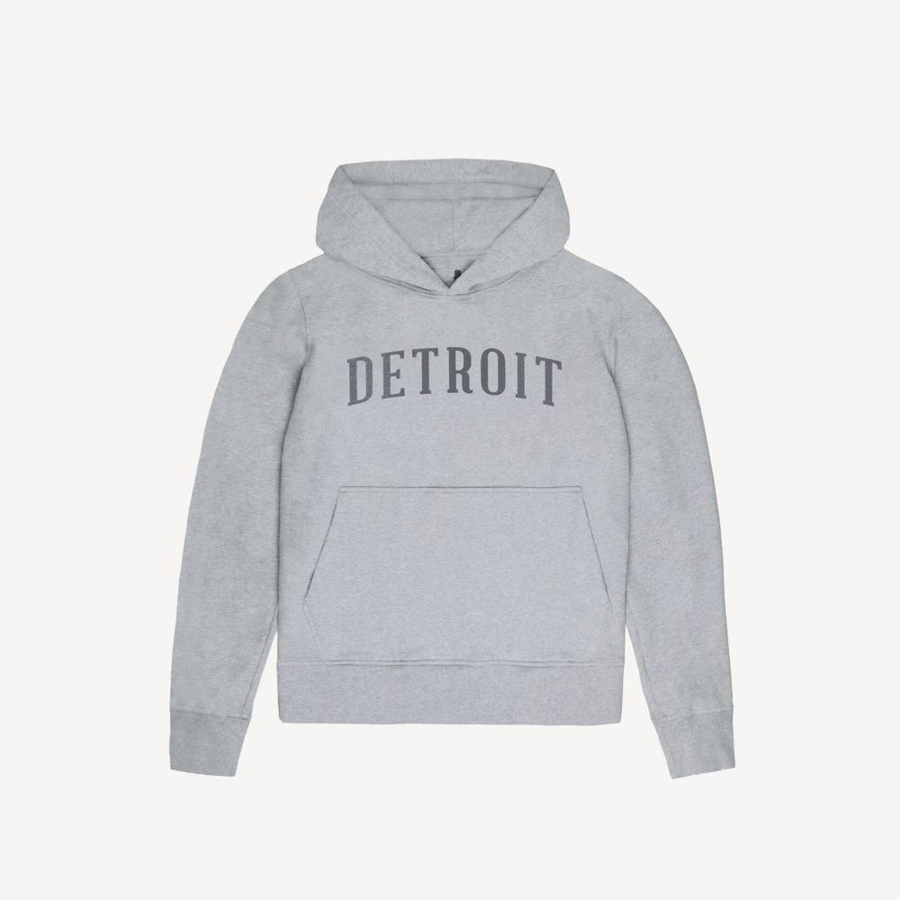 Women's Classic Detroit Hoodie - Heather Grey