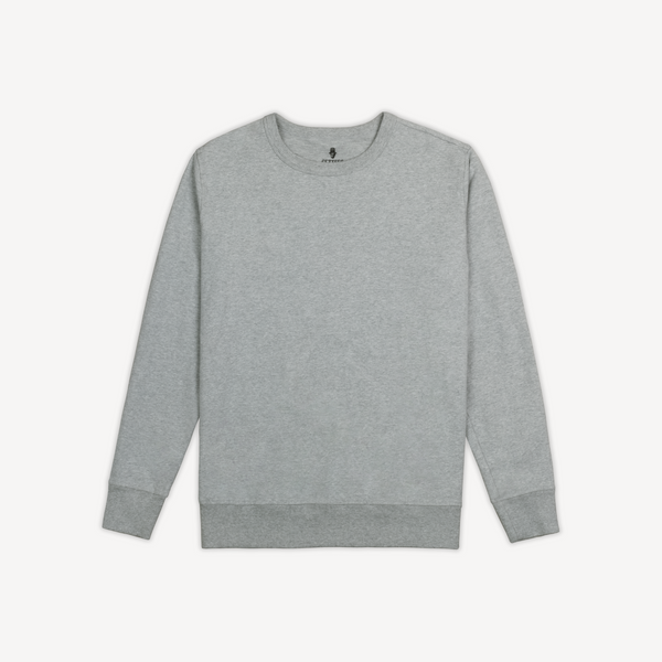 Tシャツ・カットソー SATUR Classic crew neck half knit melange grey SA252MKT03MG PI-S-MCL-131-1_467aecc6-e169-