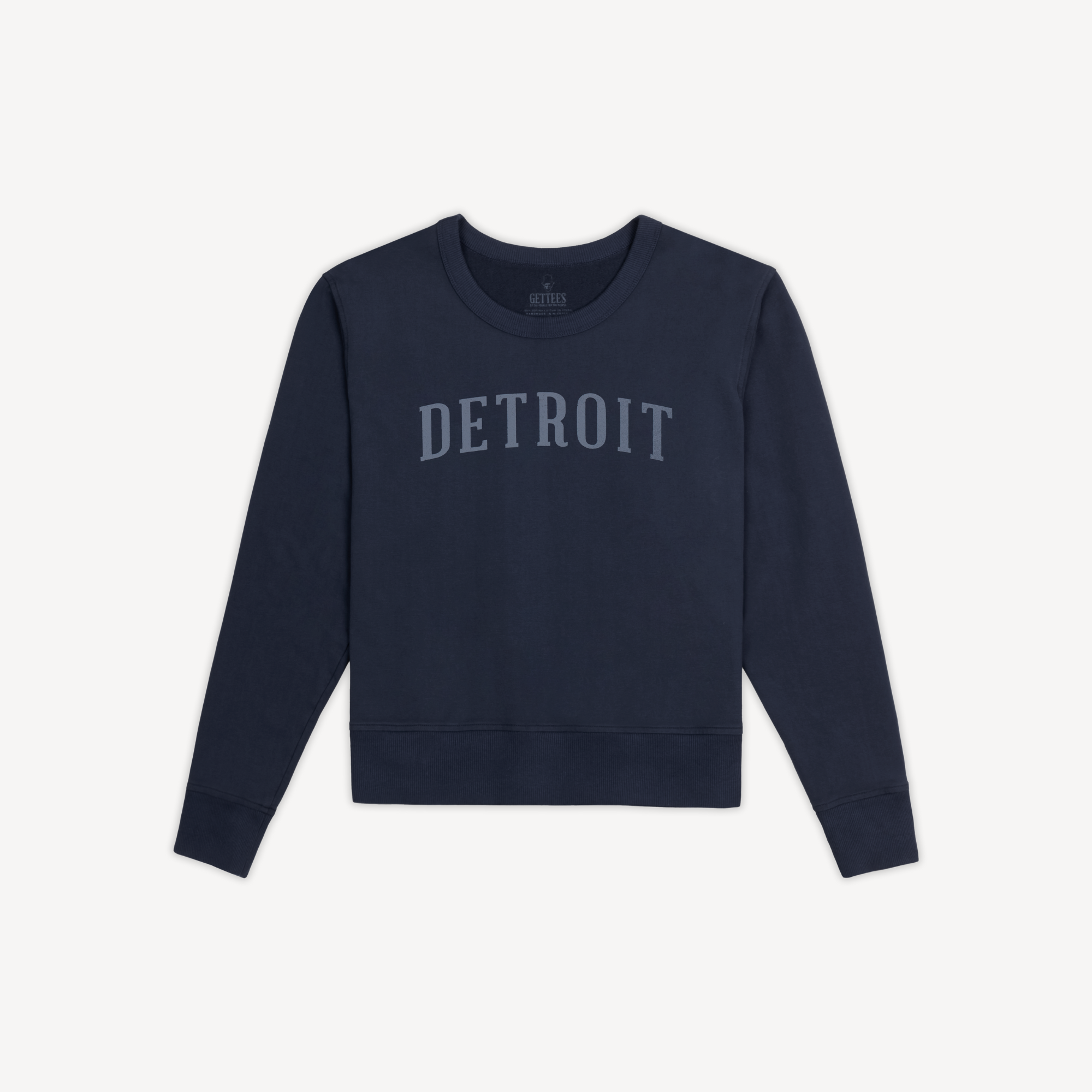 Women's Classic Detroit Crewneck - Navy