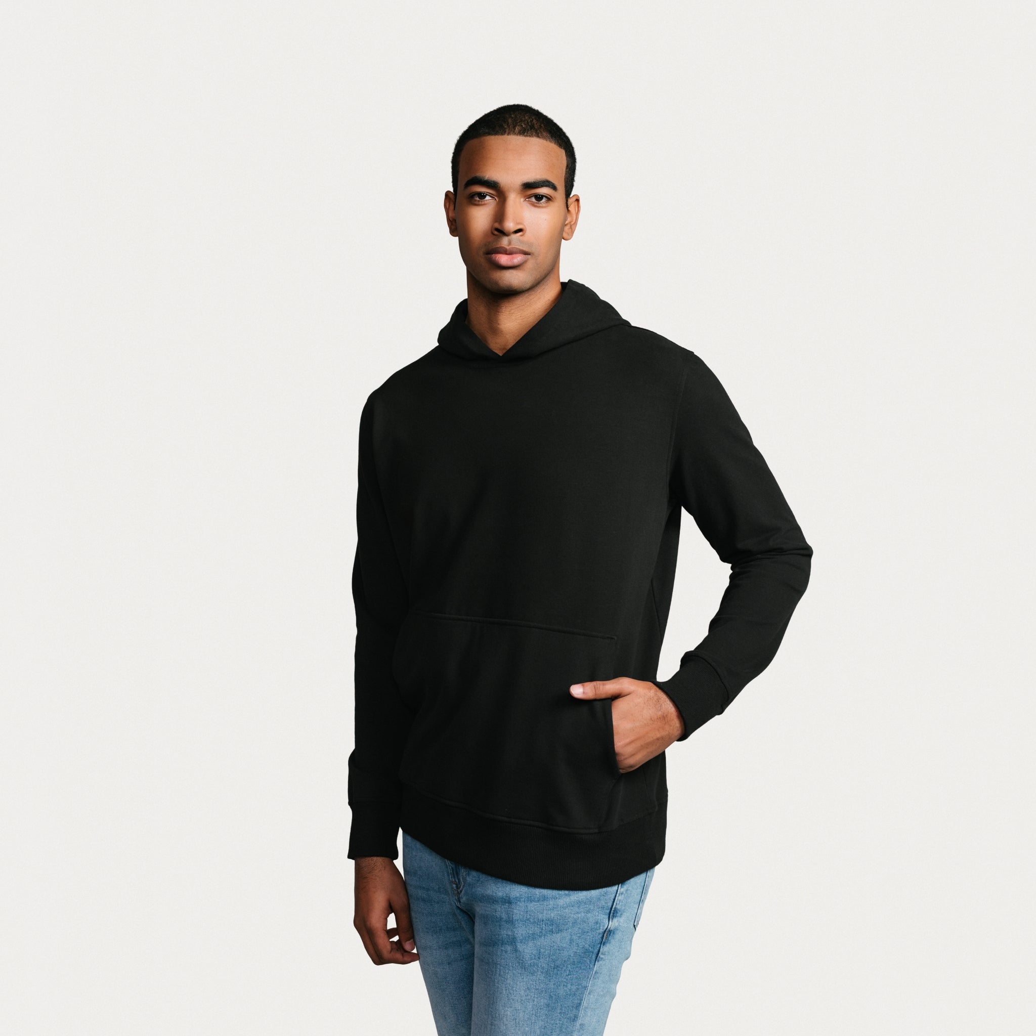 Men's Classic Hoodie - Jet Black