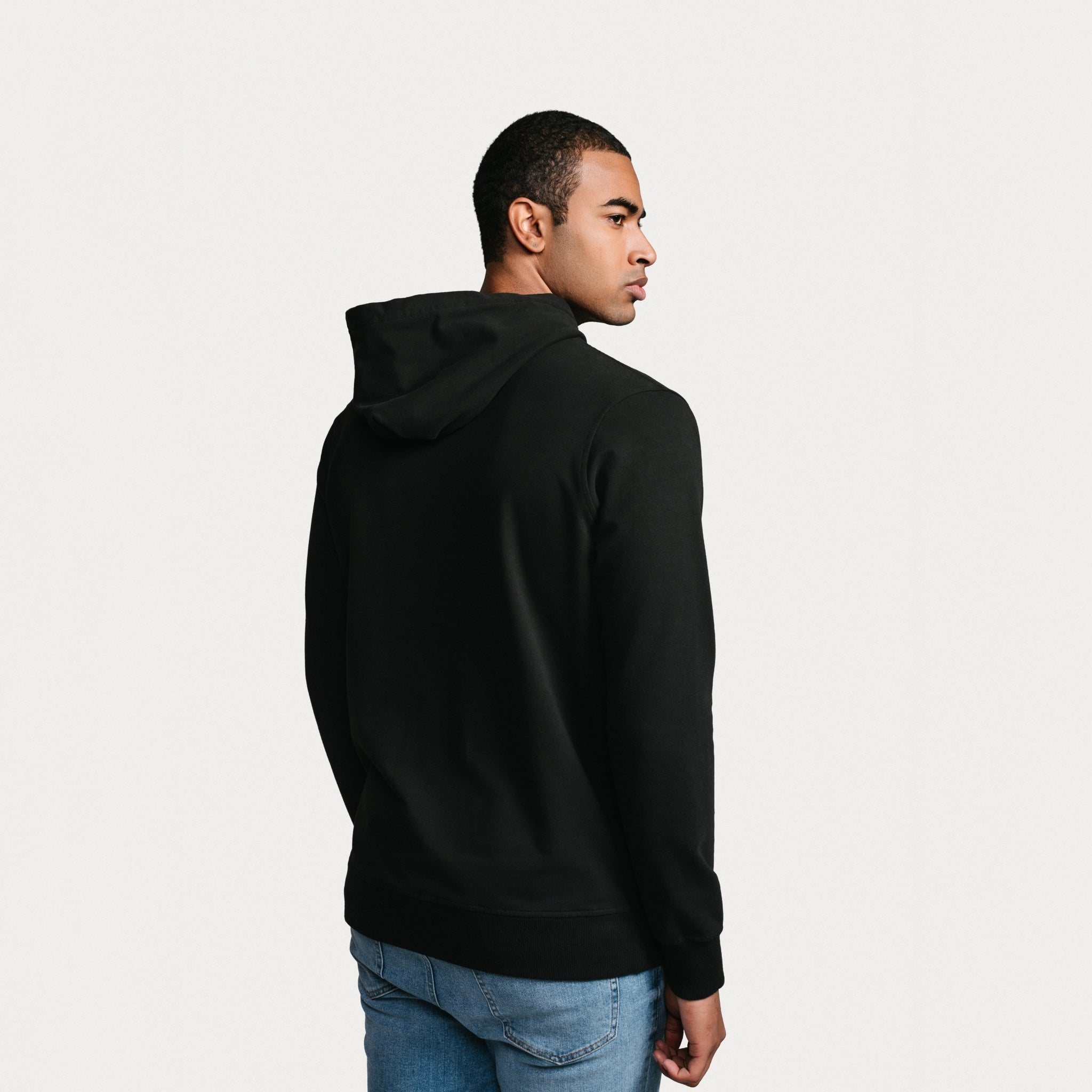 Men's Classic Hoodie - Jet Black