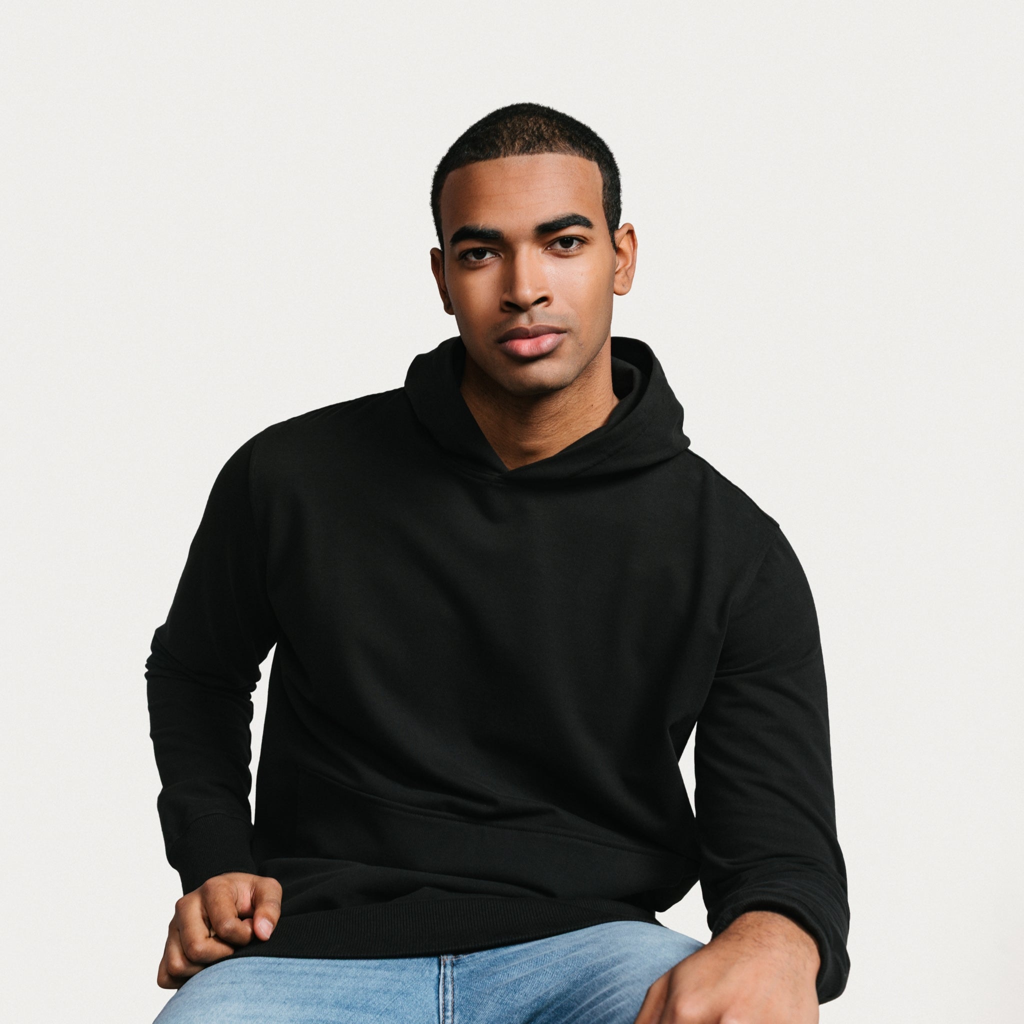 Men's Classic Hoodie - Jet Black