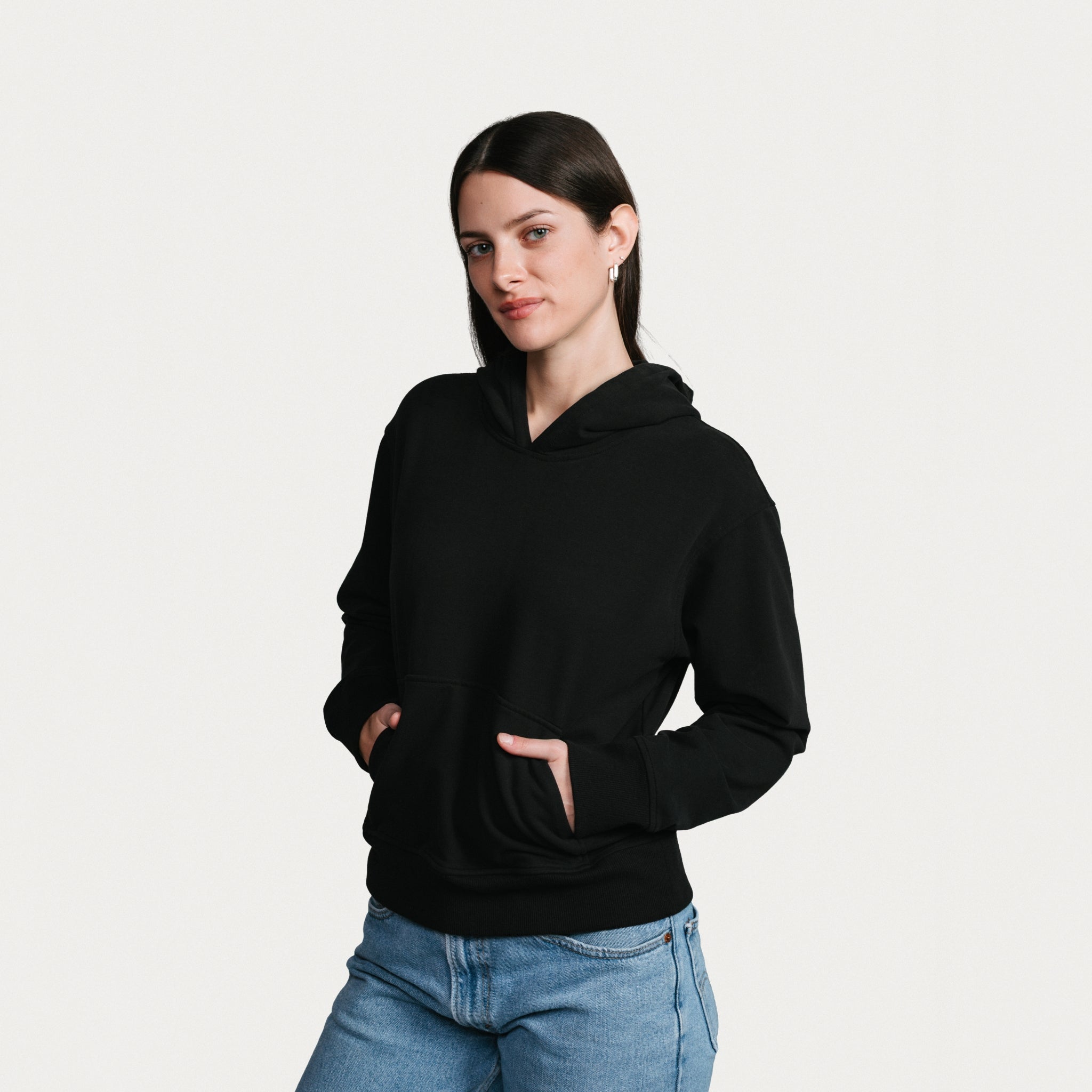 Women's Classic Hoodie - Jet Black