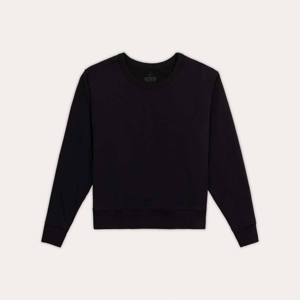 Women's Classic Crewneck - Jet Black